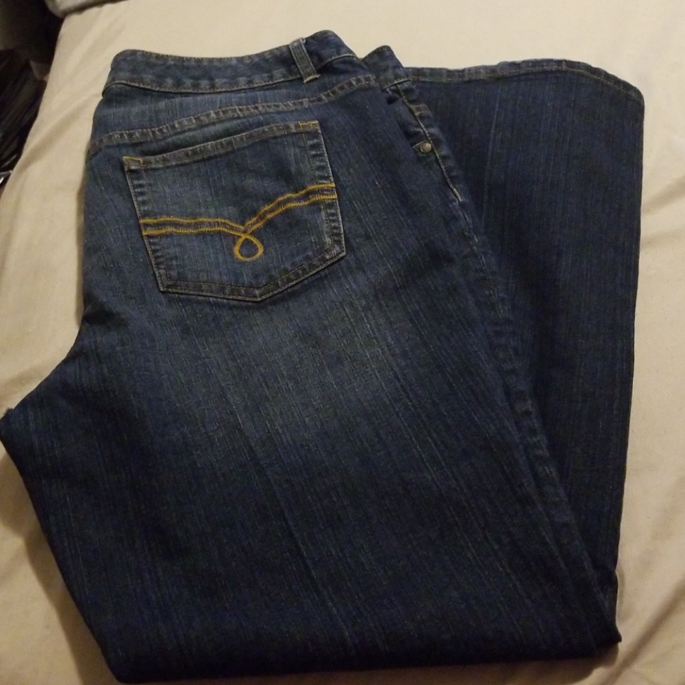 Plus Size Bootcut Denim Jeans